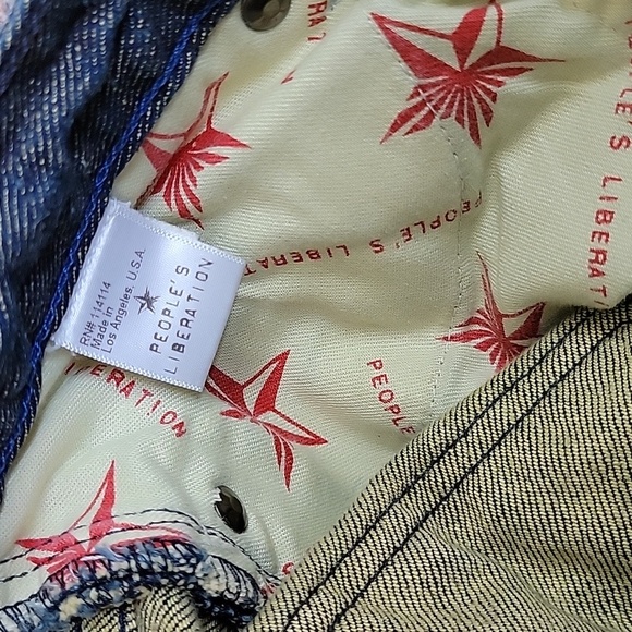 People's Liberation Low Rise Boot Cut Jeans Made In USA - Picture 8 of 9